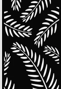 celosía metálica mariposas